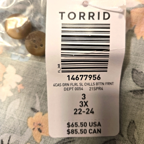 Torrid Challis Fit&Flare Sundress 3X - Picture 6 of 11